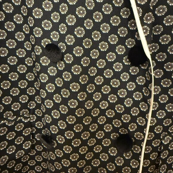 Topshop Double Breasted Flower Motif Blazer - Size 6 - Picture 3 of 13